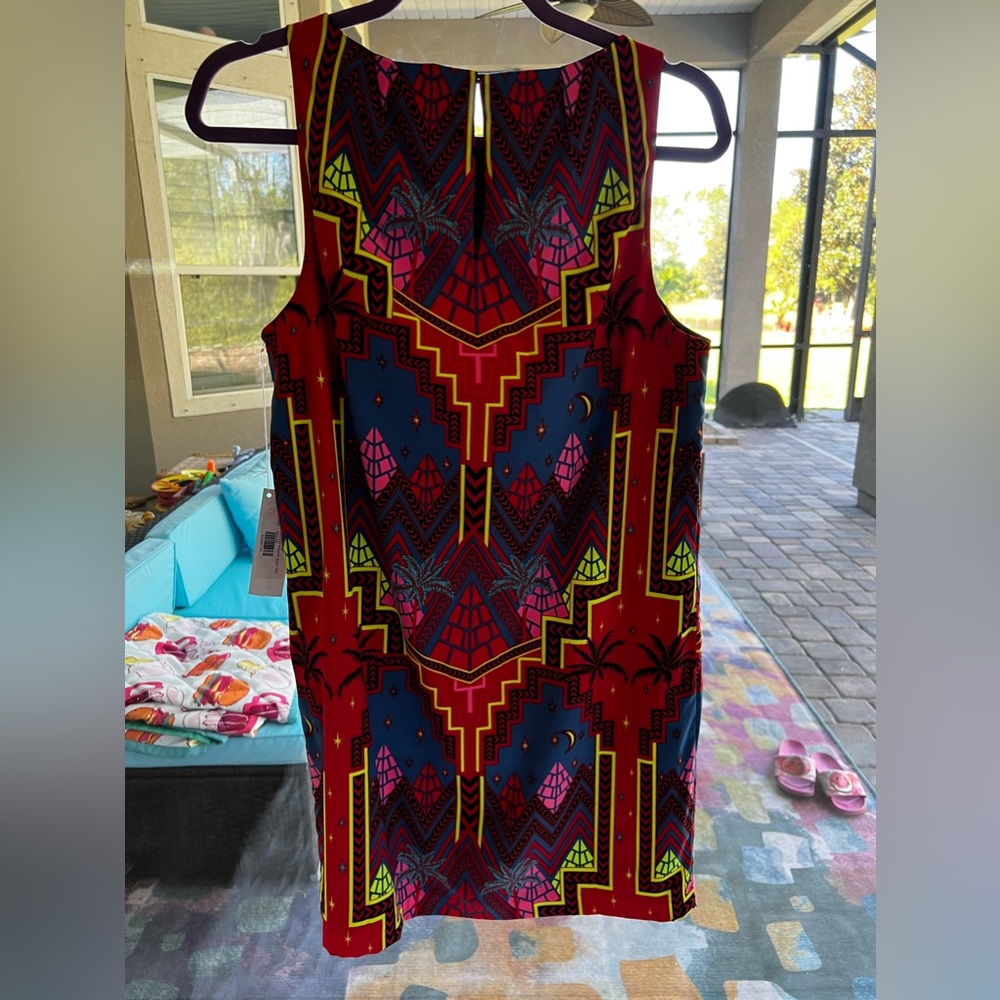 Mara Hoffman pyramid mini shift dress - Picture 2 of 7